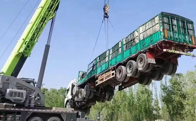 古城区道路脱困救援案例